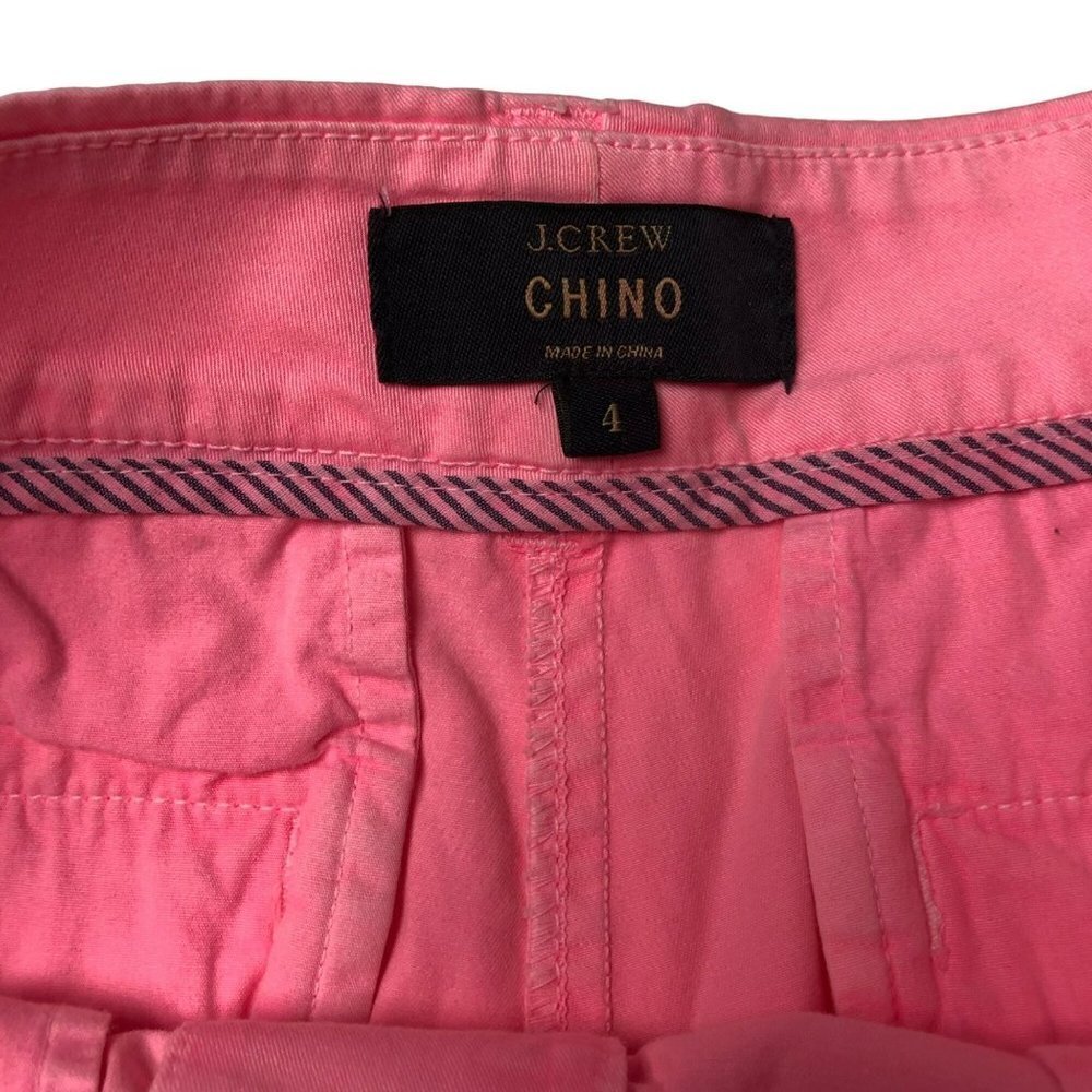 J CREW CHINO women pink shorts SIZE 4 - Picture 4 of 4